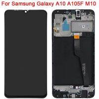 A105f/Ds จอ Lcd สำหรับ Samsung Galaxy A10 A105f M10จอแอลซีดีพร้อมกรอบ6.2Quot; Sm-a105f แสดงผลหน้าจอสัมผัสชุดประกอบ Digitizer