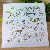 1 PC สีลายนูนสำหรับตกแต่งเวลาภาพวาดแม่แบบ DIY Wall Scrapbooking เค้กอุปกรณ์สำนักงานโรงเรียนนำกลับมาใช้ใหม่ได้-sfwerwtwere