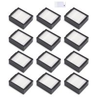 12 HEPA Replacement Filters for E5 E5154 E6 I7 I7+ I7156 I1 I3 I4 I8 (Not for Combo J7+), Filter HEPA