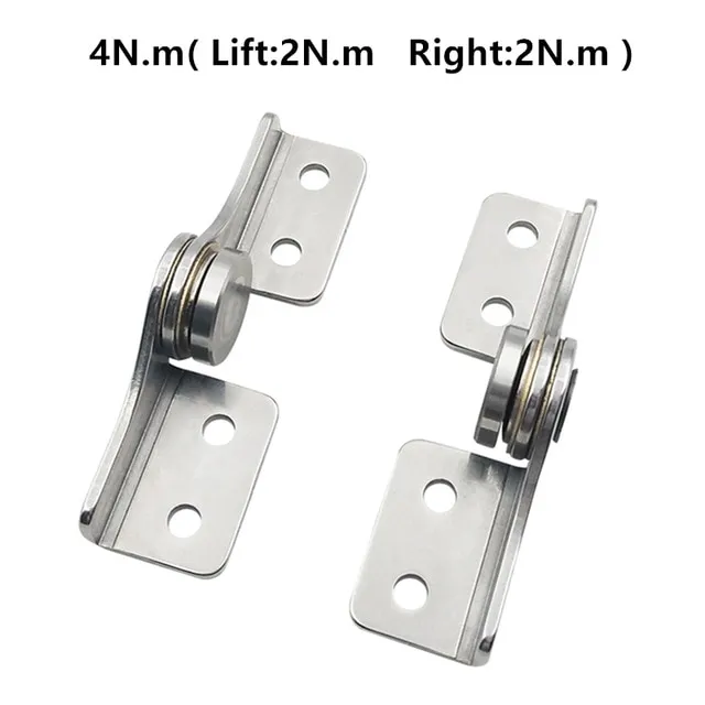 1 Pair Stainless Steel Torque Hinge Friction Damping Hinge Free Stop