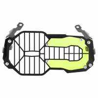 Motorcycle Accessory Headlight Guard Grille Cover Protection with Acrylic Lamp Patch Fit for R1200GS R125 Headlight Guard