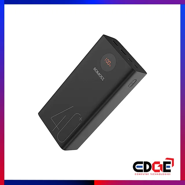 EDGE | ROMOSS PEA40 Pro 3 Output 3 Input Fast Charging 40000mAh Power ...