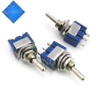 5pcs/lot MTS-102 MTS-103 MTS-202 MTS-203 6A 125V Mini 3/6PIN -OFF/-OFF- Toggle Switches For Switching Lights Motors