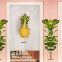 【HOT】❁♛™ Door Curtain Cartoon Fruit Doorway Room Partition Entrance Hanging Half-Curtain