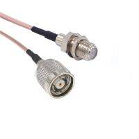 RP-TNC Male To F-Type Female Jack RG316 8 20CM RF Pigtail Jumper Cable