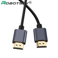 Robotsky สาย HDMI 2.0ความเร็วสูง HDMI ไปยังสาย HDMI สาย HDMI 3D 4K 1080P สำหรับ PS3โปรเจคเตอร์แอปเปิ้ลทีวี