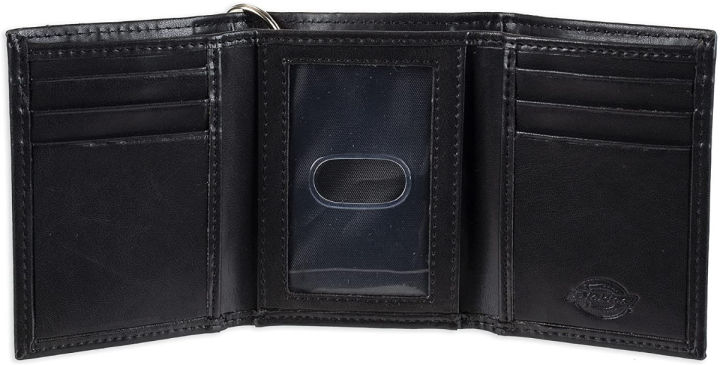 dickies-mens-trifold-chain-wallet-with-id-window-and-credit-card-pockets-one-size-black