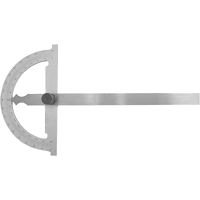 1 PCS Carbon Steel Chrome Plated Anti- Universal Angle Ruler with Metal Locking Screw 0-180° Case Dimensions: 80 X 120mm