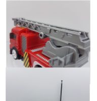 RC FIRE ENGINE รถยันไดดับเพลิง บังคับวิทยุ มาตราส่วน 1:58  รีโมทบังคับไร้สาย เดินหน้า ถอยหลัง เลี้ยวซ้ายขวา