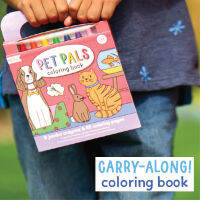 Carry along coloring book set  ชุดเซตระบายสี  ในเซตมีสีเทียนให้ด้วยค่ะ