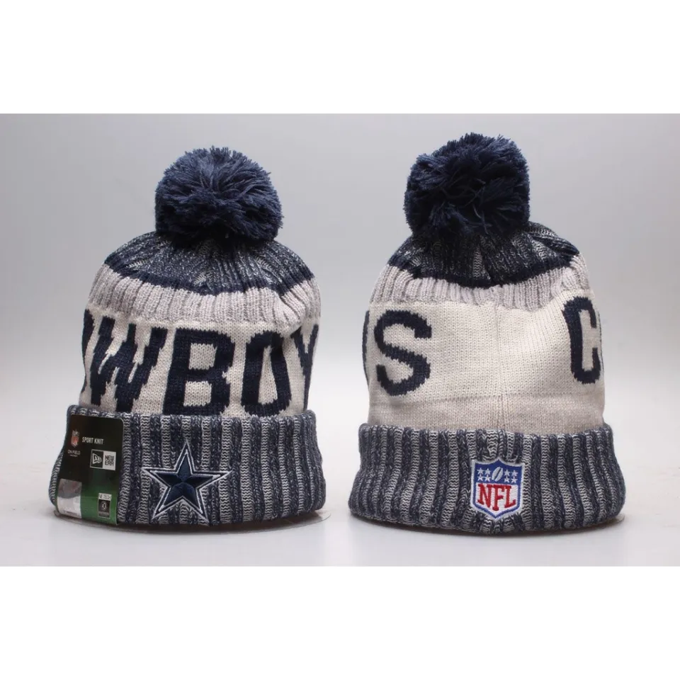 Dallas Cowboys 2017 STADIUM BEANIE Navy Knit Hat by New Era