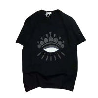 Tiger Eyes Embroidery Luxury New Design t shirt Unixse Summer Short sleeve tshirts Cotton Streetwear t shirt hip hop looseTees