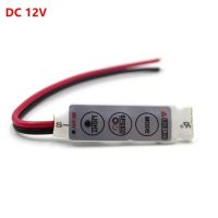 【♘COD Free Cas♘】 uylexs ควบคุมไฟหรี่ Rgb Led ขนาดเล็ก3ปุ่ม12a Dc 12V Rgb 5050/3528/2835/5730/5630/3014ไฟเส้น Led แบบ Smd