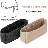 กระเป๋าเครื่องสำอางสักหลาดสำหรับ H-Lindy ซองใส่โทรศัพท์แต่งหน้ากระเป๋าสตางค์ขนาดเล็กขนาดพกพาได้สำหรับเดินทางเครื่องสำอางด้านในแบบดั้งเดิม