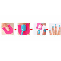 sunkepo6392 26PC manicure Finger Nail Art Design Tips COVER ภาษาโปลิช SHIELD Protector TOOL set