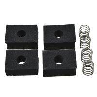 KAISH Pack of 4 Bass Pickup Height Foam Pickup Height Adjustment Pads with Springs for P Bass or Jaquar Pickups