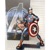 Mô Hình Kim Loại 3D Piececool Nhân Vật Đội Trưởng Mỹ (Captain America) (chưa ráp)