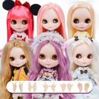 Blythe NBL Blythe BJD ตุ๊กตาบลายธ์ แบบมีข้อต่อ แขนขาขยับได้ ดวงตามี 4 สี （ไม่รวมเสื้อผ้า）