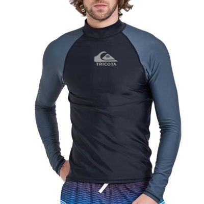 Men Swimming Surfing Clothing Water Sports Rashguar Diving Tops Long Sleeve UV Protection Swimwear Beach Wear Surf Bathing Suit