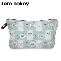 Jom Tokoy Cosmetic Organizer Bag Make Up Printing Llama Cosmetic Bag Fashion Women Brand Makeup Bag Hzb922