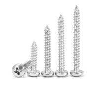 10/50pcs M2.9 M3 M3.5 M3.9 M4.2 M4.8 M5.5 M6.3 Mini 304 stainless steel Cross Phillips Pan Round Head Self tapping Wood Screw