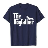 บุรุษ Dogfather ดัชชุนเสื้อยืดตลกพ่อสุนัขคนรักของขวัญเสื้อยืดและประเดิมที่ไม่ซ้ำกันผ้าฝ้ายผู้ชายเสื้อยืดสไตล์จีน