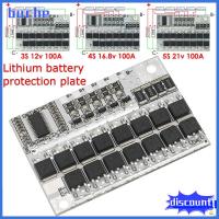 BUCHE Ternary ลิเธียม BMS PCM 12V 16.8V 21V 3.7V 100A Li-ion lmo 18650 Li-ion เครื่องชาร์จแบตเตอรี่ Balancer แผงวงจรป้องกัน สมดุลการชาร์จ