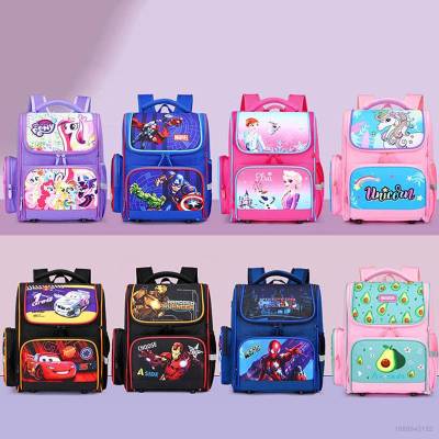 Unicorn Iron Man Backpack for kids Student Large Capacity Breathable Printing Fashion Personality Multipurpose Bags