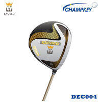 Champkey ไม้กอล์ฟ ไม้กอล์ฟไดรเวอร์ DRIVER EXCEED (DEC004) สีดำขาว/ทอง Flex R/SR สินค้าใหม่ล่าสุด 2022