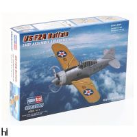 Hobbyboss 80290 1/72 Brewster F2A ควายเครื่องบินรบเครื่องบินชุดประกอบโมเดลสำหรับเด็กพลาสติกที่จัดแสดงของเล่น