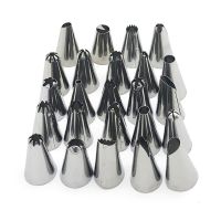 Cake Decorating Tools 24Pcs/set Good Quality Stainless Steel Icing Piping Nozzles Pastry Tips Set Cake Baking Gadget Accessories