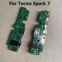 แท่นชาร์จ USB ซ็อกเก็ตแจ็คปลั๊กเชื่อมต่อบอร์ดชาร์จสําหรับ Tecno Spark 7 KF6 Flex Cable