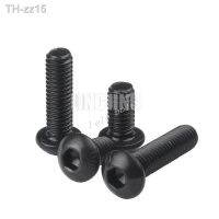 20/50/100PCS M3 M4 M5 M6 Black Grade 10.9 Hexagon Hex Socket Head Button Allen Bolt Screw L 4-50mm