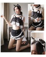 Sexy Kitty Costumes Party Uniform Seductive Rabbit Girl Cosplay Babydoll Role-playing Uniform Erotic Lingerie Cat Woman Costume