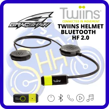 Twiins bluetooth helmet headset hot sale