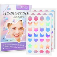 84Pcs Cute Heart Flower Invisible Acne Removal Pimple Patch Beauty Acne Tools Pimple Acne Concealer Face Spot Scar Care Stickers Face Skin Care Tools