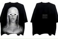 Beyonce Renaissance เสื้อทัวร์ผู้ชายแขนสั้นเสื้อยืดพิมพ์ลายผู้หญิงเสื้อยืดกราฟิก Gratis Ongkir คุณภาพเสื้อโอเวอร์ไซส์