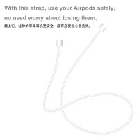 Holiday Discounts Earphone Rope Strap For Airpods 2 3 Pro Anti-Lost Neck Strap Magnetic Silicone String For  Bluetooth Headphone Holder Cord