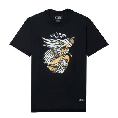 KUSH Co. Eagle Trad (BLACK) T-Shirt LCJ1