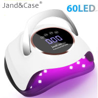 UV LED Lamp for Drying Nails Gel Polish Dryer for Manicure Salon Tools Portable LCD Display 60 LED Nail Gel Dryer Manicure Lamp