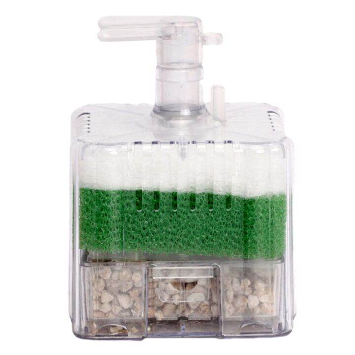 Aquarium Filter Pump Builtin Oxygen Pump Water Cleaning Supplies Fish