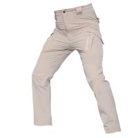 2021Man IX9 Stretch Hiking Pants Outdoor Military Tactical Camping Climbing Waterproof Trousers Multi Pockets Rip-Stop Sports Pants