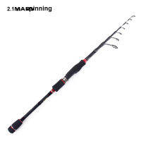 MARV 1.98M/2.1M/2.4M/2.7M Telescopic Lure Fishing Rod Spinning Casting ประเภท Anti-Scratch Paint Carbon Rod