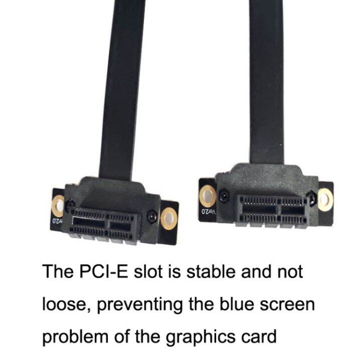 pci-e-3-0-1x-180องศาการ์ดจอไร้สายการ์ดเน็ตเวิร์กสายพ่วงบล็อกอะแดปเตอร์ความยาว-25ซม