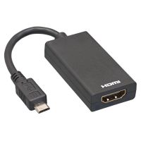 【Be worth】 Kids Tech อะแดปเตอร์ Micro-USB เป็น HDMI สำหรับสายสัญญาณเสียง TV 1080P HD และตัวแปลงวิดีโอ HDMI สำหรับอุปกรณ์ MHL