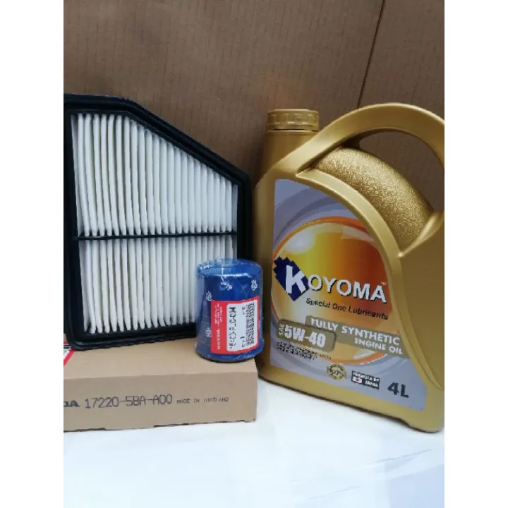 HONDA CIVIC 1.8 TEA 2017y AIR FILTER + OIL FILTER + KOYOMA 5W40 FULLY