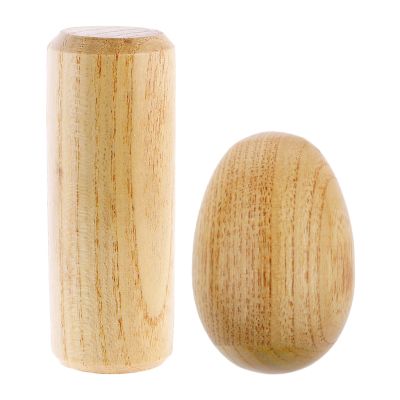 ；‘【； Round Wooden Sand Maraca Shaker With Sand Egg Baby Musical Instrument Percussions