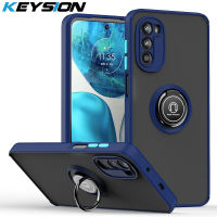 KEYSION Case สำหรับ Motorola MOTO G52 G71 G51 5G G41 G31 G50 G60 S โปร่งใสกันกระแทกแหวนโทรศัพท์สำหรับ MOTO G 5G 2022