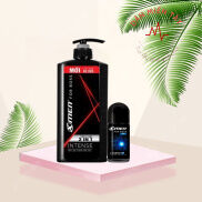 Tắm Gội X-Men for Boss Intense 2in1 650g tặng lăn Legend 40ml