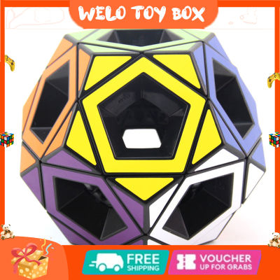 ลูกบาศก์ความเร็ว Mf8มืออาชีพ Dodecahedral กลวงรูปทรงพิเศษของเล่นปริศนาลูกบาศก์มายากลของขวัญเด็ก